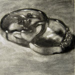 Charcoal Drawing of Rings