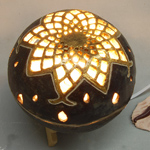 Ceramic Lamp Glazed