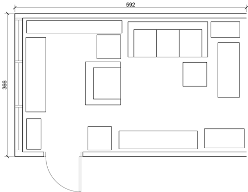 Floor Plan Auto CAD4