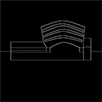 Origamic Architecture template (go-kart track)