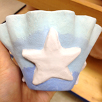 Starfish in the Ocean (Pitch Pot) (Not Fired)