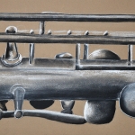 Charcoal Saxophone 