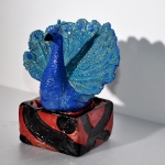 Peacock Stamp: Glazed