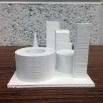 3D Printed Building - Right Side