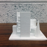 3D Printed Building - Left Side