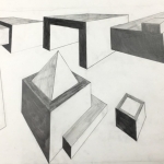 Three Point Perspective Drawing 