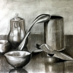 Reflective Objects: Charcoal 