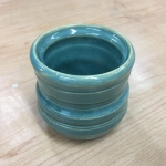 Turquoise Indent Cup