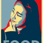 Obama HOPE Poster Inspired --FOOD