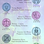 Zodiac Signs Infographics