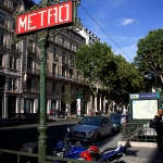 Calendar #6: Paris Metro Sign