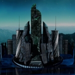 Futuristic City Castle