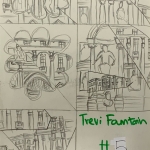 Thumbnail Sketch #5 - Trevi Fountain