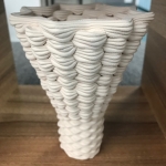 3-d Printed porcelain compressed cone