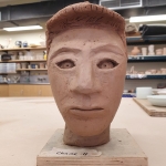 Sculpted head of Brian Wong (To be Hollowed out))