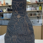 Black Sectioned Pot (WIP)