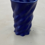 3d printed purple vase/mug