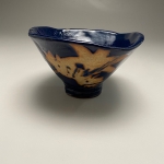 Bowl for the sale glazed in cobalt (left)