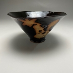 Bowl for the sale glazed in glossy black (right)