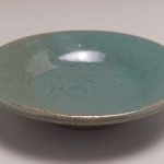 Side View of Turquoise Oxidation Bowl