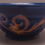 Blue Flower Bowl Front