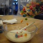 Fast Shutter Speed: Cereal into a Bowl; Photo 1
