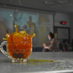 Fast Shutter Speed: Tea bag into cup of tea