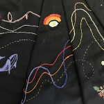 Collaborative Embroidery Dress - Close Up