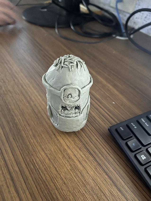 Monster sculpture model