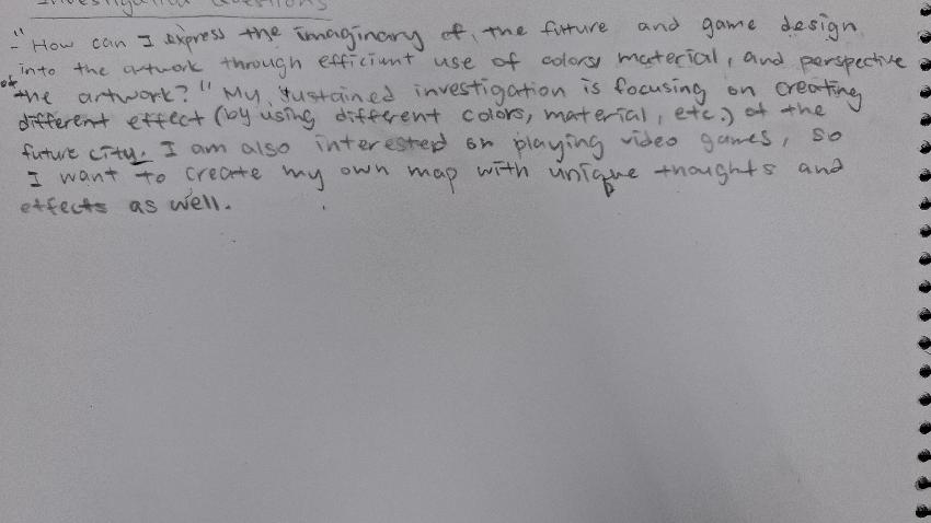 Mind map/ SI statement