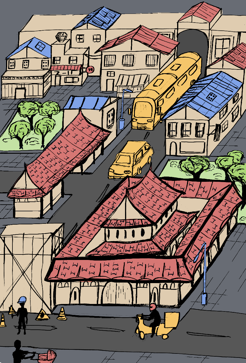 David Huang inspired urban landscapes