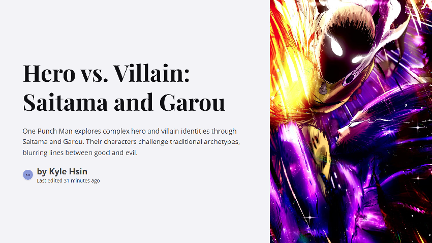 Spaces of Heroes and Villains