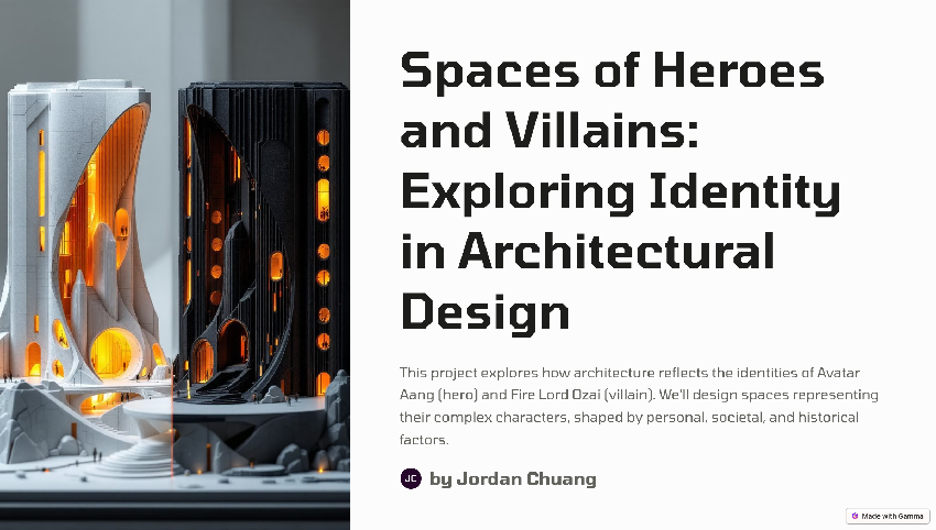 Spaces of Heroes and Villains